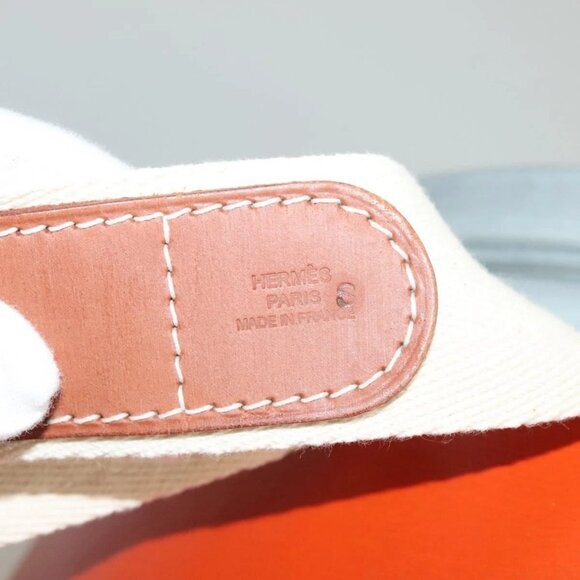 HERMES Saddle Box Wood Orange Silver Auth - Picture 12 of 16